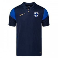 Camisola Finlândia Equipamento Segundo Euro 2020 Manga Curta